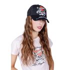 Unisex kačket Ed Hardy love-slowly twill front mesh trucker