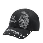 Unisex kačket Ed Hardy lucky dragon 6 panel contrast stitch denim cap
