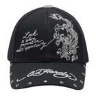 Unisex kačket Ed Hardy lucky dragon 6 panel contrast stitch denim cap