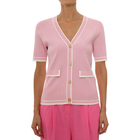 Ženski džemper Lola Short sleeve cardigan with contrast details