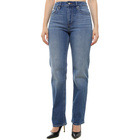 Ženske farmerke Calvin Klein High rise straight indigo channe