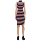 Ženska haljina Tommy Hilfiger-SIDE SLIT STRIPE DRESS