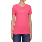 Ženska majica Tommy Hilfiger-METALLIC OUTLINE FLAG TEE