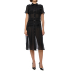 Ženska haljina Calvin Klein Sheer Short Sleeve Day dress