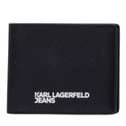 Muška futrola za kartice Karl Lagerfeld logo saffiano wallet