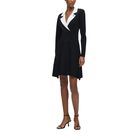 Ženska haljina Karl Lagerfeld contrast knit dress