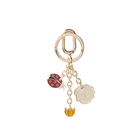 Ženski privezak Furla Crystal keyring ladybird&flowers