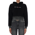 Ženski duks Tommy Hilfiger CROP HOMESPUN LINEAR HOODIE