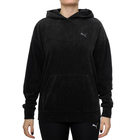 Ženski duks Puma Ess elevated comfort velour rib hoodie