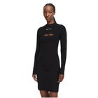 Ženska haljina Karl Lagerfeld cut out knit dress