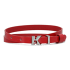 Ženski kaiš Karl Lagerfeld Jeans k patent leather belt
