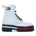 Ženske čizme Tommy Hilfiger IRIDESCENT EYELETS LACE UP BOOT