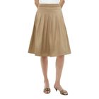 Ženska suknja Tommy Hilfiger chino dressing midi flare skirt