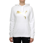 Ženski duks sa kapuljačom Puma Ess metallic hoodie fl
