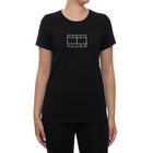 Ženska majica Tommy Hilfiger-METALLIC OUTLINE FLAG TEE