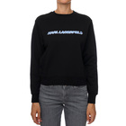 Ženski duks Karl Lagerfeld FUTURE LOGO CROP SWEATSHIRT