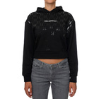 Ženski duks Karl Lagerfeld MONOGRAM PRINTED HOODIE
