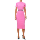 Ženska haljina Karl Lagerfeld SSLV KNIT DRESS W/LOGO