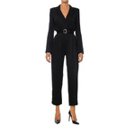 Ženski kombinezon Karl Lagerfeld SATIN JUMPSUIT W/CAPE SLEEVES