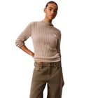 Ženske rolke Calvin Klein woven label tneck sweater