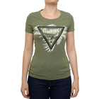 Ženska majica Guess Cn ss triangle palm print