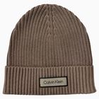 Muška kapa Calvin Klein patch chunky rib cotton beanie