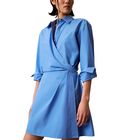 Ženska haljina Calvin Klein cotton poplin mini shirtdress