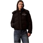 Ženska jakna Calvin Klein matte mw monologo short puffer