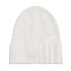 Ženska kapa Calvin Klein Ck Embroidery Fine Rib Beanie
