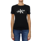 Ženska majica Calvin Klein FLORALS MONOLOGO SLIM TEE