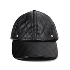 Ženska kapa Lola Faux leather effect visor