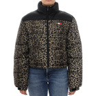 Ženska jakna Tommy Hilfiger Tjw cropped leopard puffer