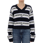 Ženski džemper Tommy Hilfiger Tjw stripe logo sweater ext