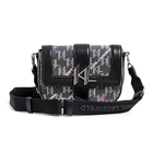 Ženska torba Karl Lagerfeld K/SADDLE SP DENIM PRINT MD SB