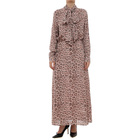 Ženska haljina Lola by Maite animal print tie dress