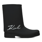 Ženske čizme Karl Lagerfeld Kalosh signature gator