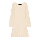Ženska haljina Vero Moda Gold lux rib ls short boatneck dress