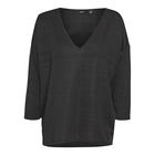 Ženska majica Vero Moda Kanva 3/4 v-neck top lx jrs ga