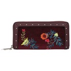 Ženski novčanik TRUSSARDI VELVET/EMBROIDERY ZIP AROUND WALLET