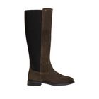 Ženske čizme Tommy Hilfiger enamel flag suede high chelsea