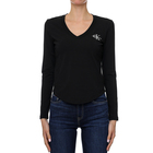 Ženska majica Calvin Klein Monologo Long Sleeves V-Neck Tee