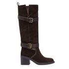 Ženske čizme Liu Jo Colby 02 - boot cow suede/calf leath moka