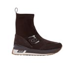 Ženske čizme Liu Jo Liu jo maxi wonder 104 - mid sneaker cow suede/patent/mic moka