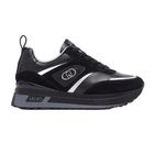 Ženske patike Liu Jo Liu jo maxi wonder 97 - sneaker cow suede/calf leath black