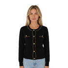 Ženski džemper Lola Striped chain cardigan