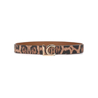 Ženski kaiš Lola Reversible belt with animal print and lc buckle