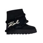 Ženske čizme Karl Lagerfeld skylar winter fold down mid