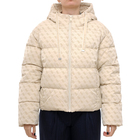 Ženska jakna Guess Daisy puffer logo flock