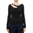 Ženska majica Guess Ls Eleanor buckle top