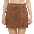 Ženska suknja Vero Moda Bella faux suede skort